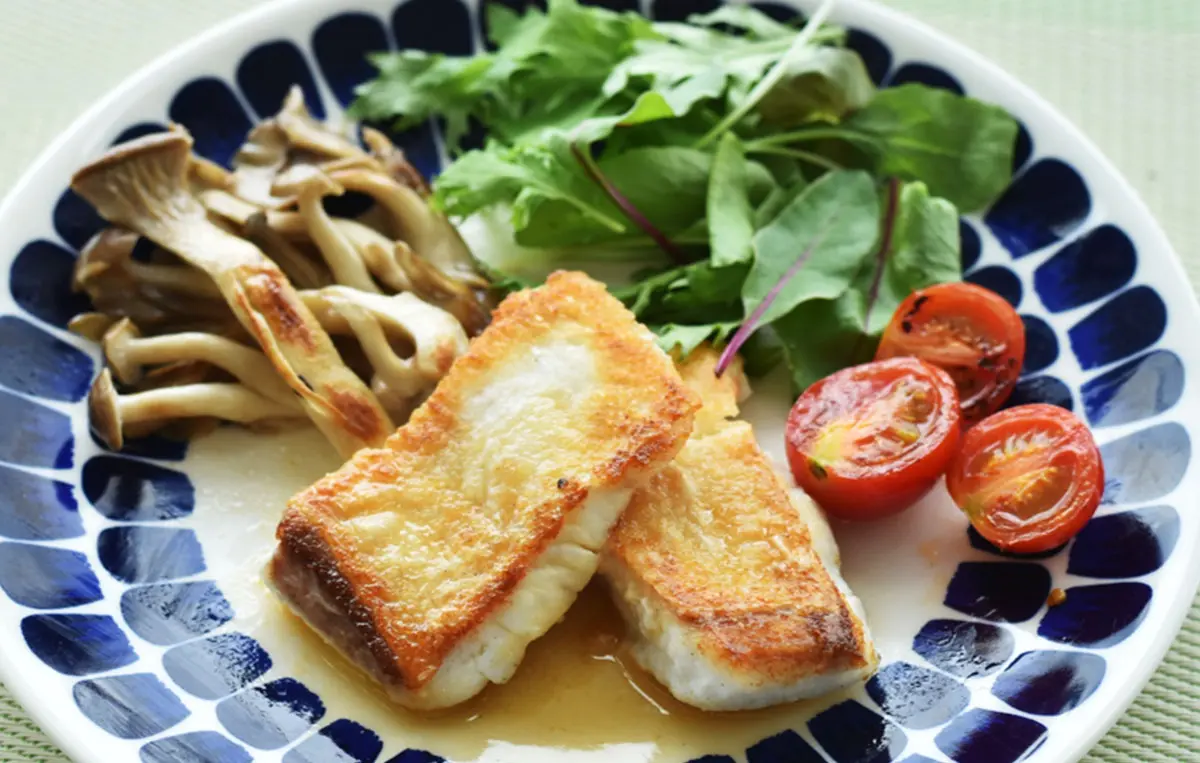 ひらめのソテー レモンバターソース